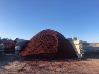 Red Mulch Landscaping